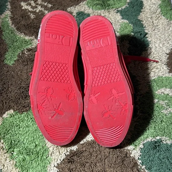 Dior Red and White Sneakers - Picture 5 of 6